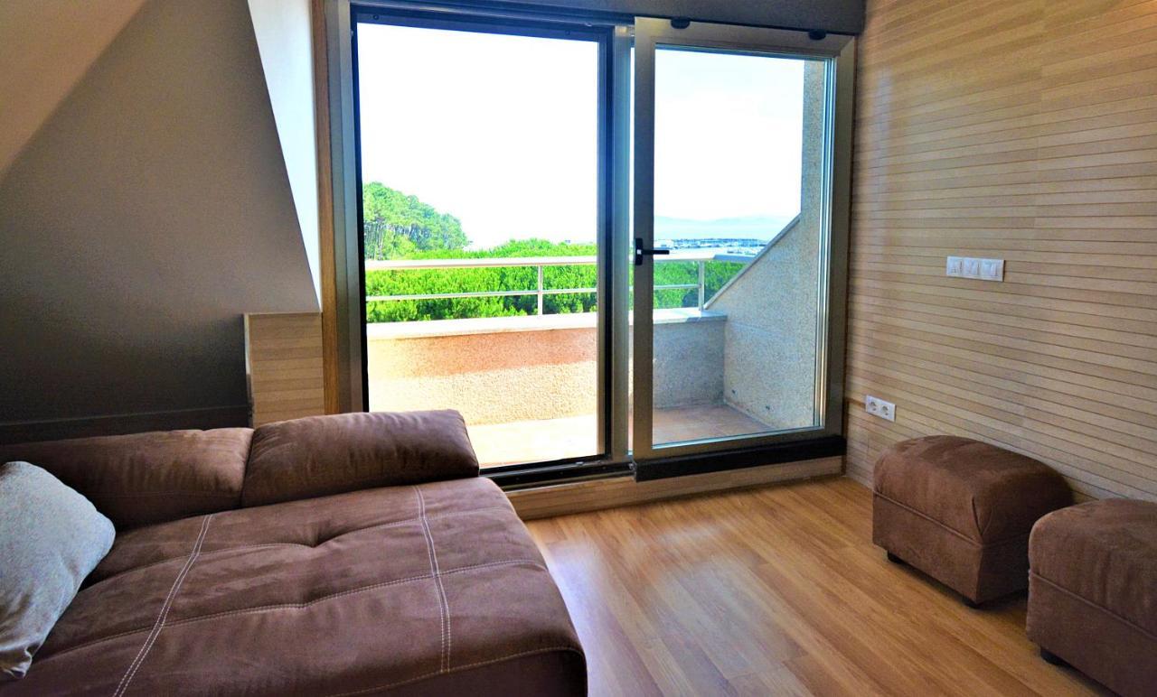 Atico De Playa Con Vistas En Baltar - Sanxenxo Apartment Portonovo Exterior foto